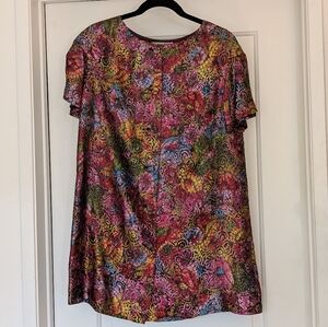NWT Multicolor Alfred Shaheen Tunic Dress 8